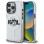 Karl Lagerfeld IML Choupette Sketch Logo MagSafe Case for iPhone 16 Pro - Clear