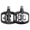Rockbros PD303 Half-Lock Platform Bicycle Pedals - Black