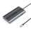 Orico XDR 12in1 USB-C Docking Station USB-A USB-C HDMI 4K VGA RJ45 Gigabit PD 100W SD and microSD Card Reader - Gray