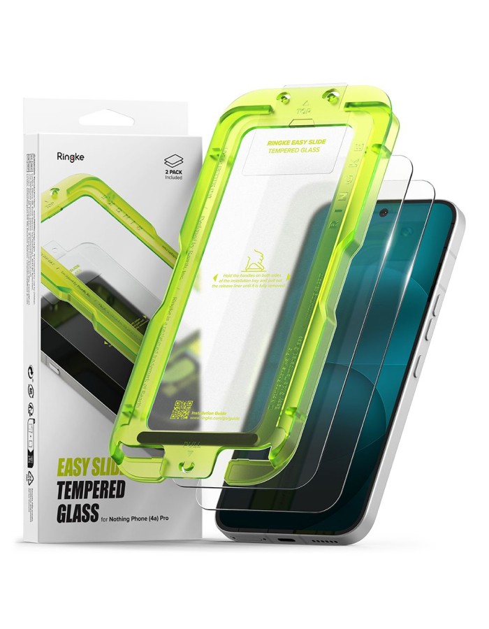 Ringke Easy Slide 2-Pack Tempered Glass for Nothing Phone 4A Pro Ringke Easy Slide 2-Pack Tempered Glass for Nothing Phone 4A Pro