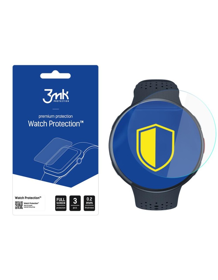 3mk Watch Protection FlexibleGlass Hybrid Glass for Polar Pacer Pro