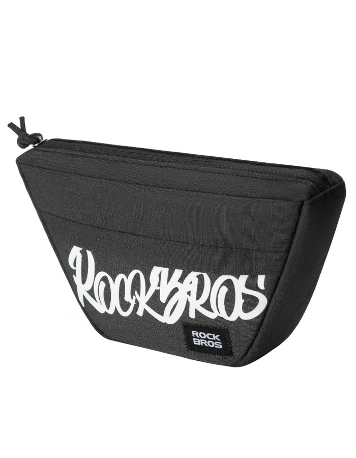 Rockbros G011 Flash Journey trapezoidal handlebar bike bag 0.7 l - black Rockbros G011 Flash Journey trapezoidal handlebar bike bag 0.7 l - black