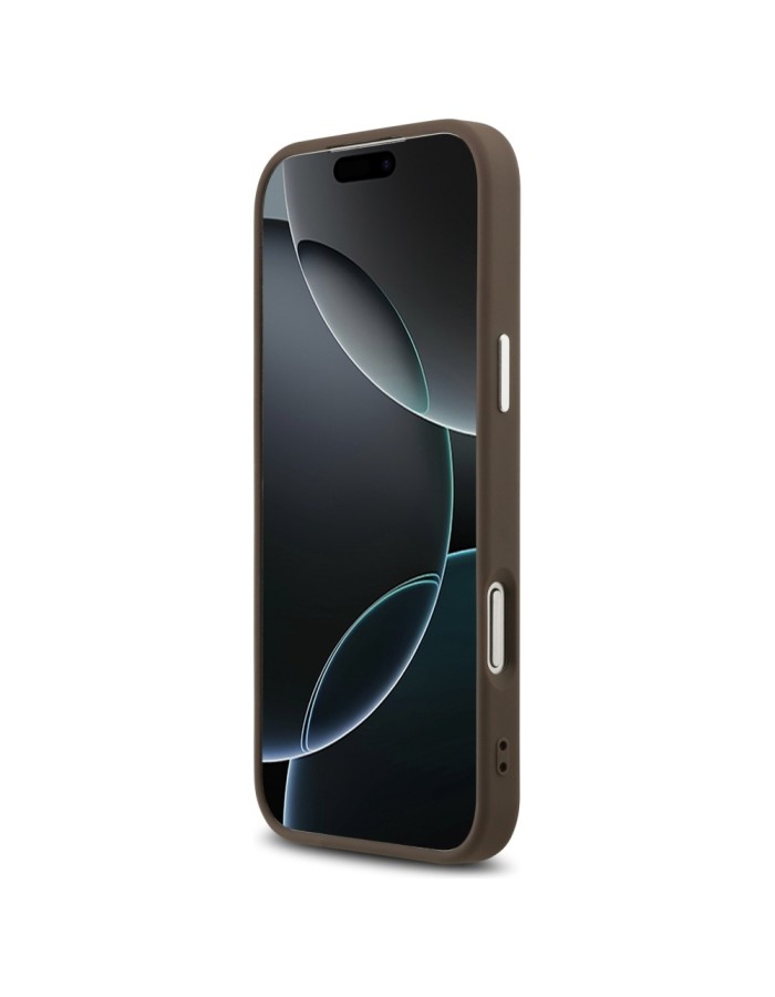 Guess 4G Big 4G Classic Logo Case for iPhone 17 Pro Max Brown - Silver Guess 4G Big 4G Classic Logo Case for iPhone 17 Pro Max Brown - Silver