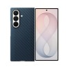 Samsung Carbon Magnet Case for Samsung Galaxy Z Fold 8 Ultra compatible with MagSafe + 2 anti-reflective films - navy blue