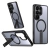 Hybrid Armor X Case for Samsung Galaxy S26 Ultra with Stand, Compatible with MagSafe - Black