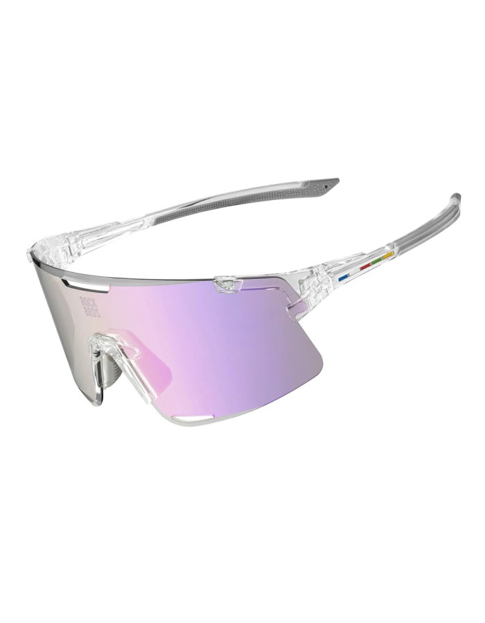 Rockbros SP338 ROAD TO SKY Cycling Glasses with Interchangeable Lenses - Clear