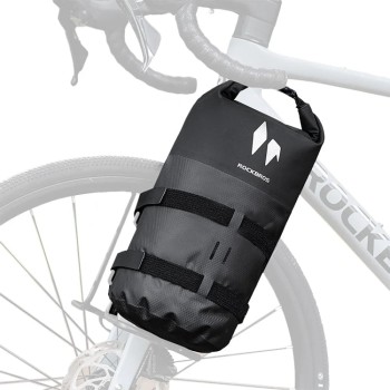 Rockbros AS-156 7l Fork Bag Waterproof Pannier - Black
