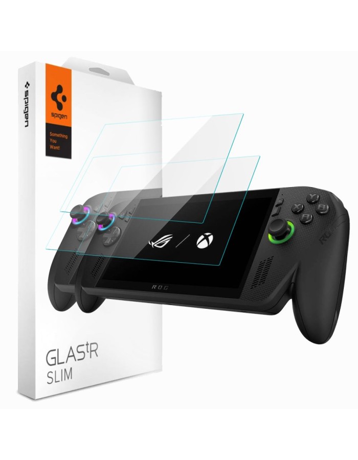 Spigen Glas.tR Slim Tempered Glass 2-Pack for ROG Xbox Ally X (2024/2025) / ROG Xbox Ally (2025) / ROG Ally (2023) / MSI Claw 7 AI+ Spigen Glas.tR Slim Tempered Glass 2-Pack for ROG Xbox Ally X (2024/2025) / ROG Xbox Ally (2025) / ROG Ally (2023) / MSI Claw 7 AI+