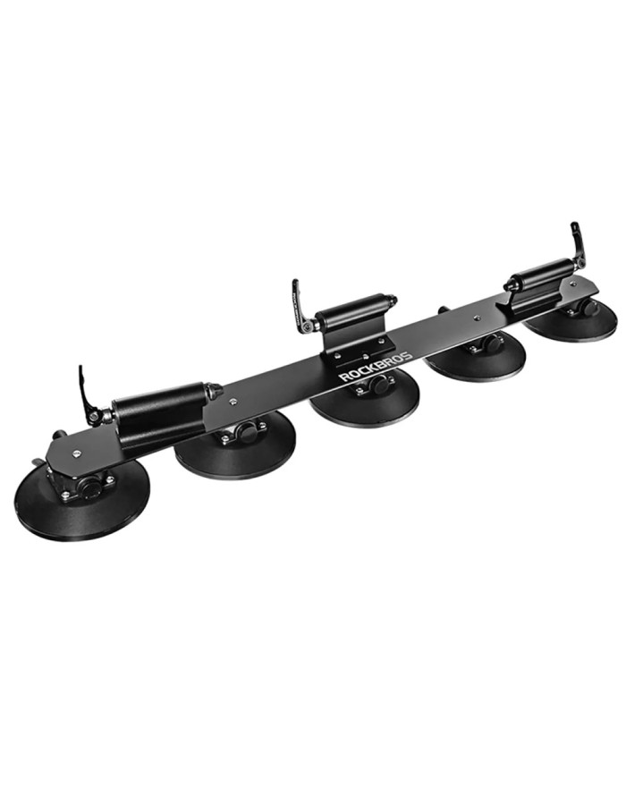 Rockbros XP1003 Suction Cup Roof Rack for 3 Bikes - Black Rockbros XP1003 Suction Cup Roof Rack for 3 Bikes - Black