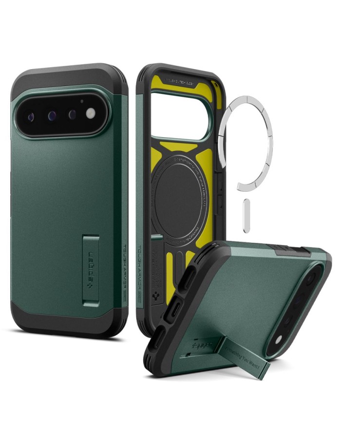 Spigen Tough Armor Mag MagSafe Case for Google Pixel 11 Pro - Dark Green