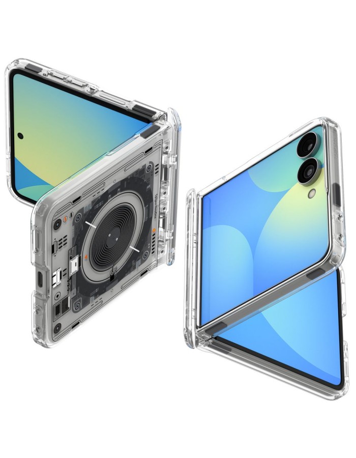 Spigen Ultra Hybrid Pro MagSafe Case for Samsung Galaxy Z Flip 8 Neo One - Gray/Black Spigen Ultra Hybrid Pro MagSafe Case for Samsung Galaxy Z Flip 8 Neo One - Gray/Black