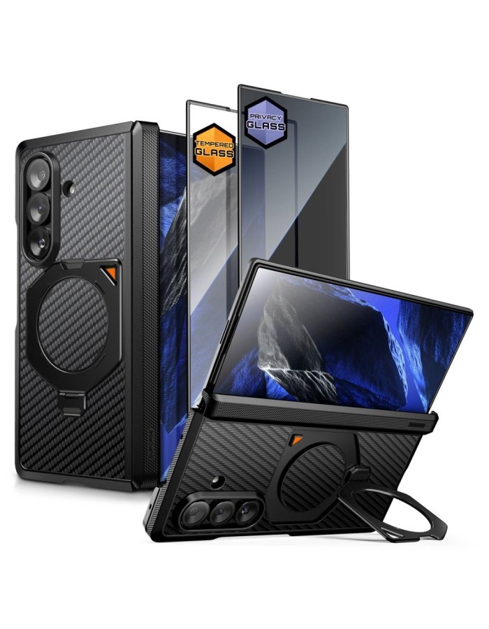 Supcase UB Aero MagSafe 2-Set Case for Samsung Galaxy Z Fold 8 Ultra - Black Supcase UB Aero MagSafe 2-Set Case for Samsung Galaxy Z Fold 8 Ultra - Black