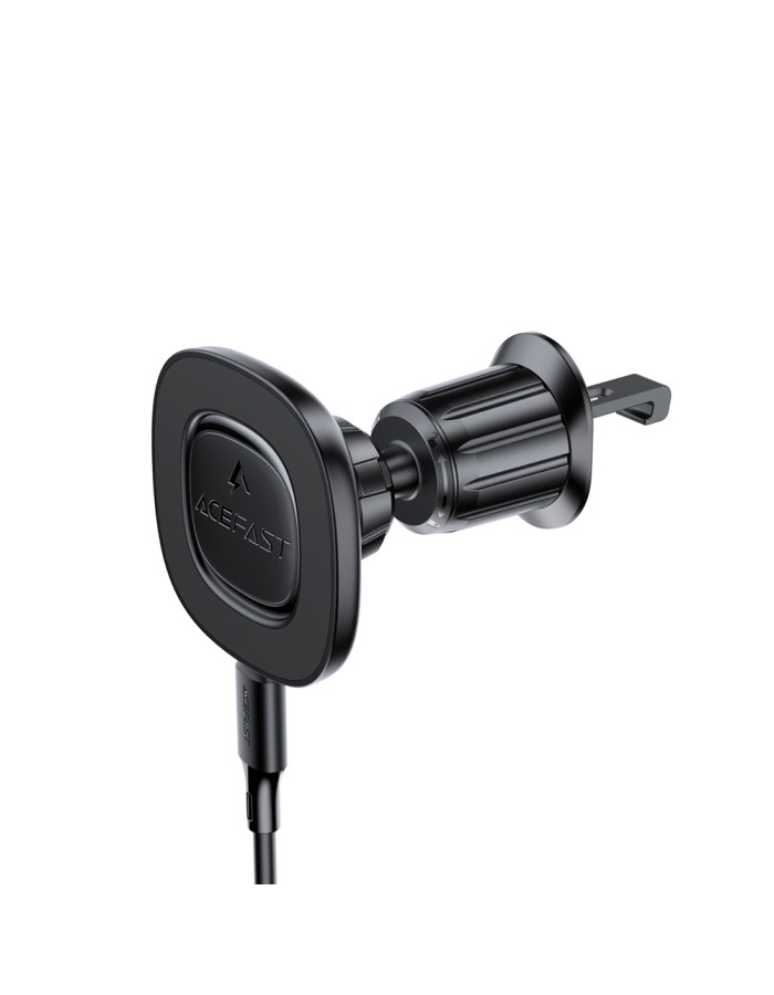 Acefast D46 Magnetic Air Vent Mount with Wireless Charger - Black