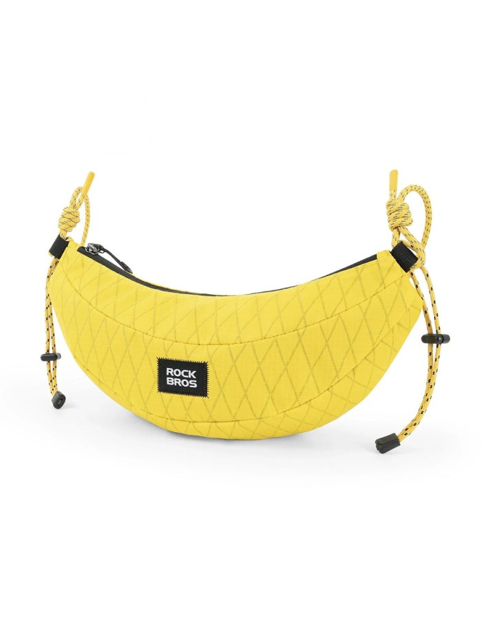 Rockbros H74 Bicycle Bag for Handlebar or Banana Shoulder 1.8L - Yellow Rockbros H74 Bicycle Bag for Handlebar or Banana Shoulder 1.8L - Yellow