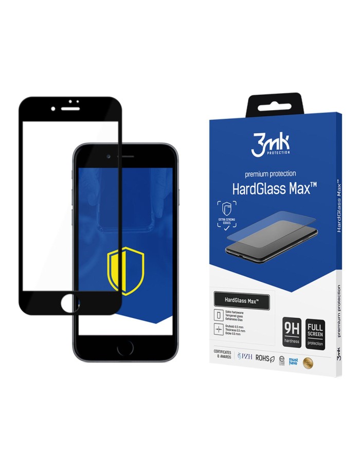 3mk HardGlass Max tempered glass for iPhone 7 Plus