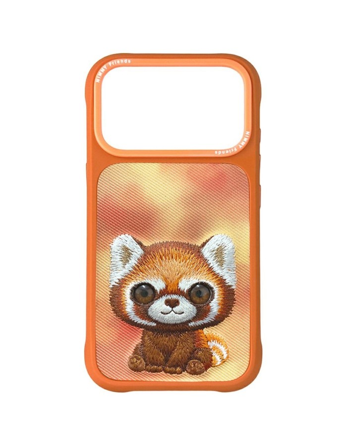 Nimmy Big Eyed Pet 2.0 Raccoon case for iPhone 17 Pro - orange Nimmy Big Eyed Pet 2.0 Raccoon case for iPhone 17 Pro - orange