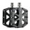 Rockbros C525 Carbon Fiber Platform Bike Pedals - Black