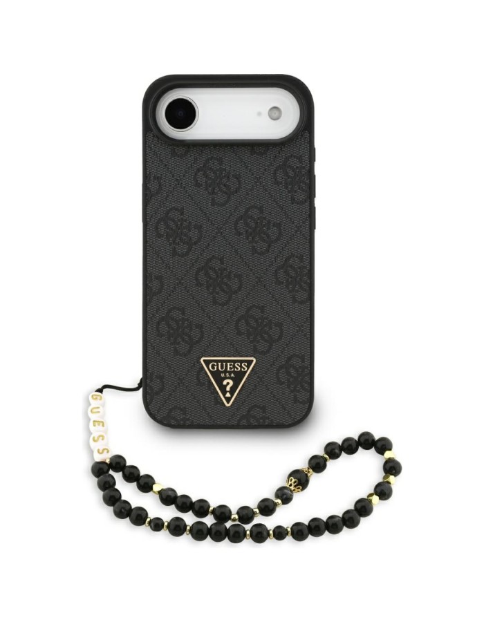 Guess 4G Strap Triangle Logo MagSafe Case for iPhone 17 Air - Black Guess 4G Strap Triangle Logo MagSafe Case for iPhone 17 Air - Black