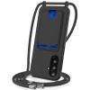 Samsung Galaxy A57 5G TPU Case with Card Holder and Crossbody Lanyard - Black Samsung Galaxy A57 5G TPU Case with Card Holder and Crossbody Lanyard - Black