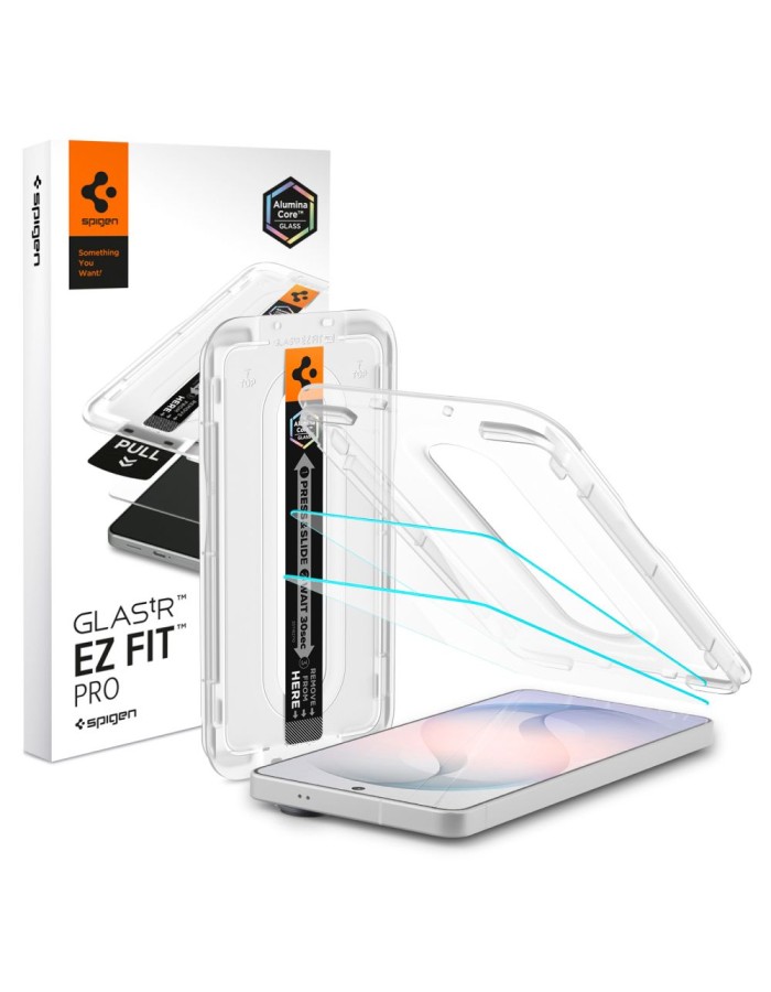 Spigen Glas.tR EZ Fit Pro AC Anti Reflection Tempered Glass 2-Pack for Samsung Galaxy S26