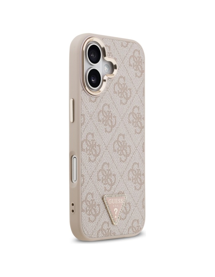 Guess 4G Triangle Logo MagSafe Case for iPhone 17 - Rose Gold Guess 4G Triangle Logo MagSafe Case for iPhone 17 - Rose Gold