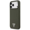Guess Silicone Triangle Logo MagSafe Case for iPhone 17 Pro Max - Green Guess Silicone Triangle Logo MagSafe Case for iPhone 17 Pro Max - Green
