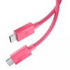Spigen Essential EB6015CC USB-C Cable 60W 100 cm - Pink Spigen Essential EB6015CC USB-C Cable 60W 100 cm - Pink