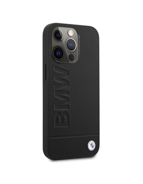 Etui BMW BMHMP14LSLLBK iPhone 14 Pro 6,1" czarny/black hardcase Signature Logo Imprint Magsafe
