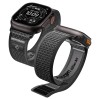 Spigen Athlex Air 2 Strap for Apple Watch 44/45/46/49mm - Black and Gray