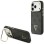Guess 4G PU Triangle Logo &amp;amp; Stand Camera Magsafe Case for iPhone 17 Pro - Black
