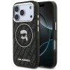 Karl Lagerfeld IML Karl Head Logo MagSafe Case for iPhone 17 Pro - Black