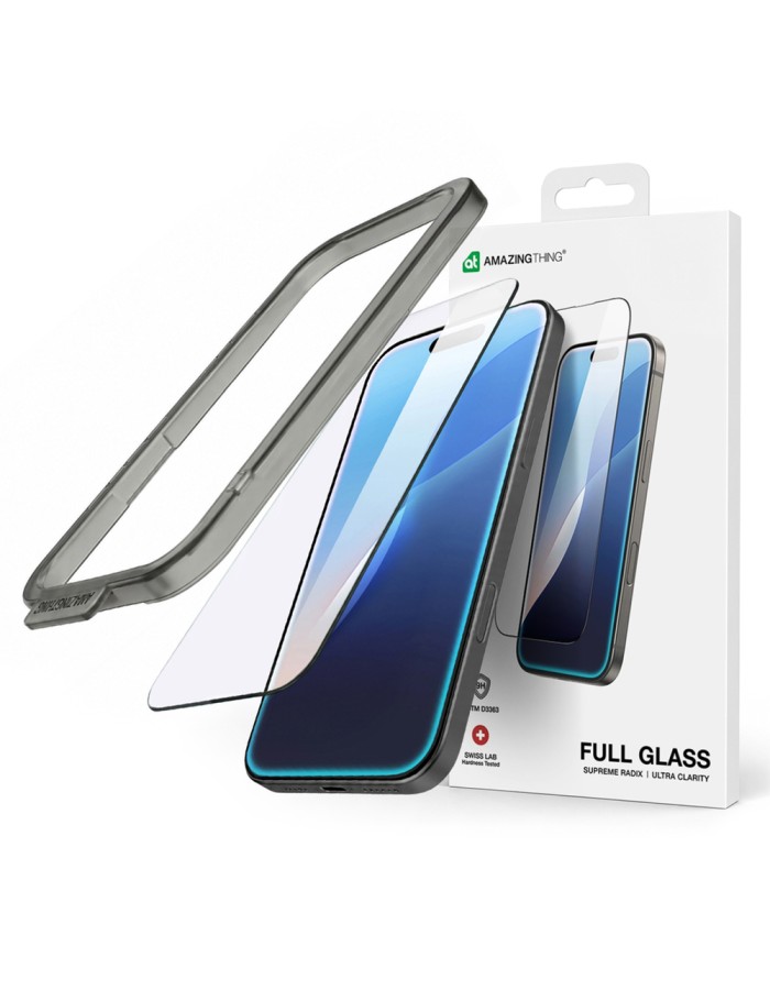 AmazingThing Titan Full FusionFilter 7 Full Screen Tempered Glass for iPhone 17 Air AmazingThing Titan Full FusionFilter 7 Full Screen Tempered Glass for iPhone 17 Air