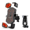 Rockbros HW-117 Handlebar Clamp Phone Holder - Black and Orange Rockbros HW-117 Handlebar Clamp Phone Holder - Black and Orange