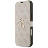 Guess Book 4G Metal Logo Case for iPhone 17 Pro Max - Pink