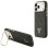 Guess 4G PU Triangle Logo &amp;amp; Stand Camera Magsafe Case for iPhone 17 Pro Max - Black