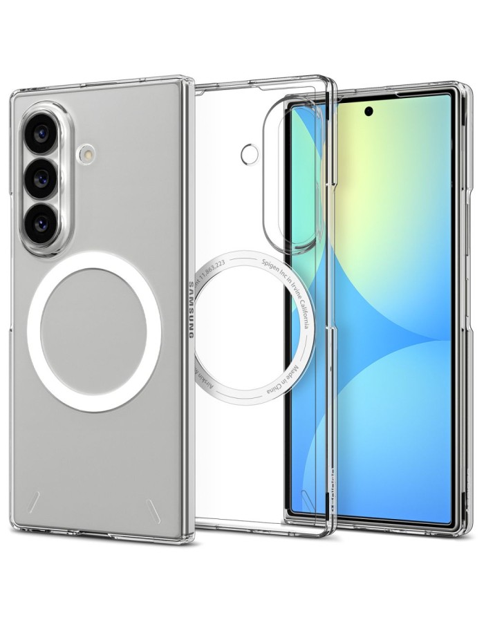 Spigen AirSkin MagFit Case for Samsung Galaxy Z Fold 8 Ultra - Clear and White Spigen AirSkin MagFit Case for Samsung Galaxy Z Fold 8 Ultra - Clear and White