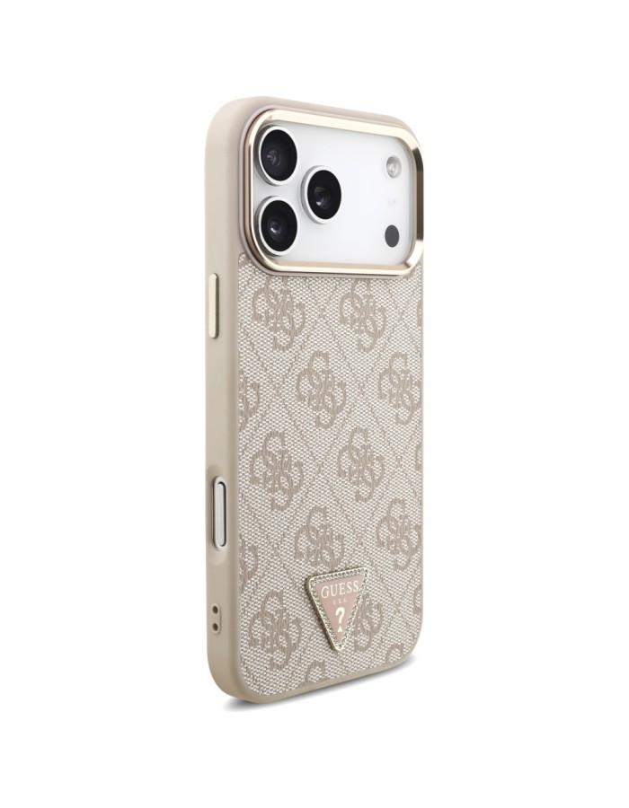 Guess 4G Triangle Logo MagSafe Case for iPhone 17 Pro Max - Rose Gold Guess 4G Triangle Logo MagSafe Case for iPhone 17 Pro Max - Rose Gold