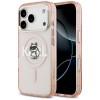 Karl Lagerfeld IML Choupette Sketch Logo MagSafe Case for iPhone 17 Pro - Pink Karl Lagerfeld IML Choupette Sketch Logo MagSafe Case for iPhone 17 Pro - Pink