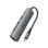 Acefast J18 USB Hub USB-C 6-in-1 HDMI 4K 60Hz PD90W Docking Station - Gray