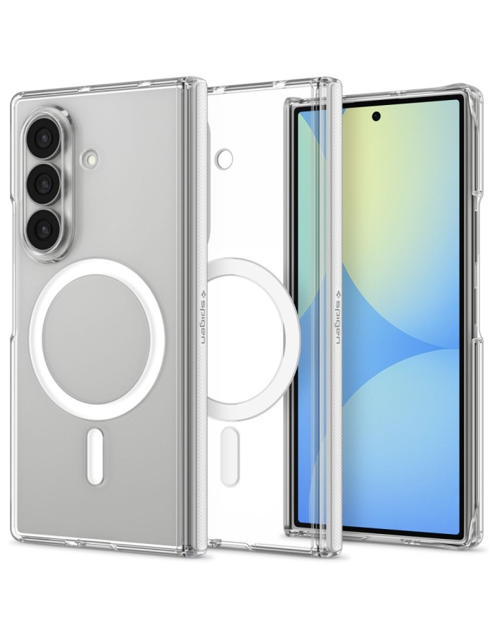 Spigen AirSkin Zero MagFit MagSafe Case for Samsung Galaxy Z Fold 8 Ultra - Clear and White Spigen AirSkin Zero MagFit MagSafe Case for Samsung Galaxy Z Fold 8 Ultra - Clear and White