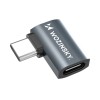 Wozinsky WPKB-01 USB-C - USB-C 40Gb/s 240W 8K OTG Side Angled Adapter - Gray Wozinsky WPKB-01 USB-C - USB-C 40Gb/s 240W 8K OTG Side Angled Adapter - Gray