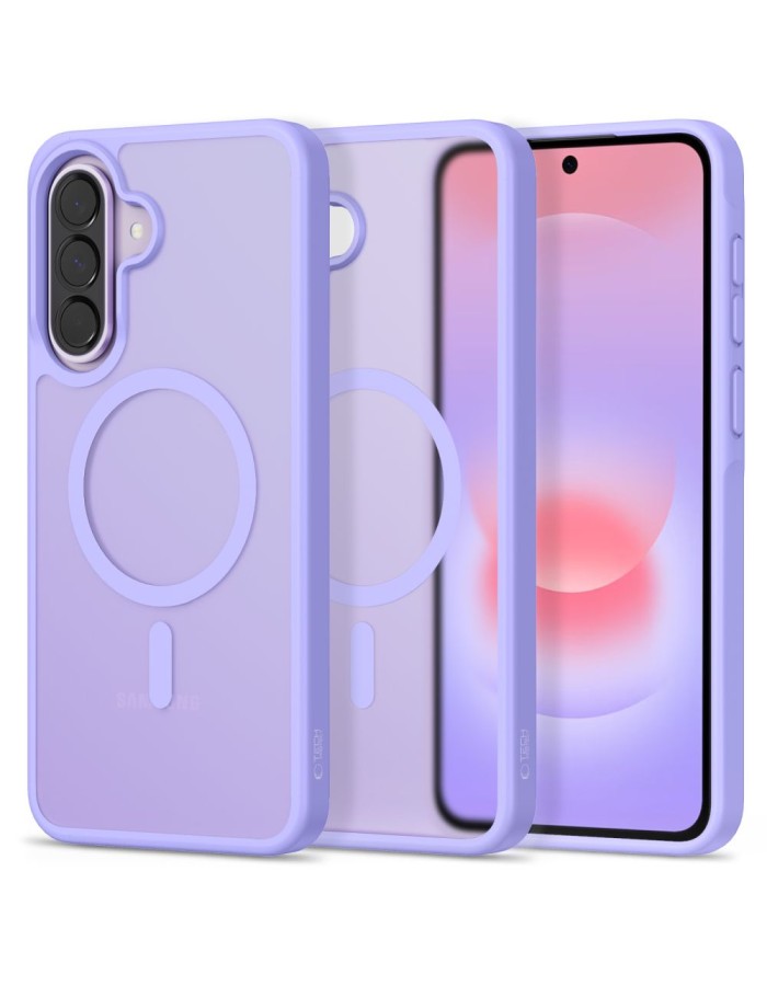 Tech-Protect Magmat MagSafe Case for Samsung Galaxy A36 / A56 / A37 5G - Matte Purple