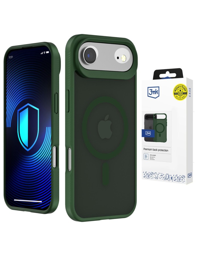 3mk Smoke MagCase for iPhone Air - Green 3mk Smoke MagCase for iPhone Air - Green