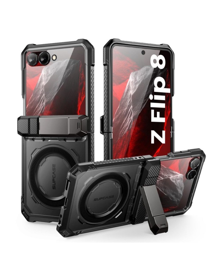 Supcase UB Grip Mag MagSafe Case for Samsung Galaxy Z Flip 8 - Black