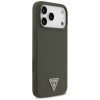 Guess Silicone Triangle Logo MagSafe Case for iPhone 17 Pro Max - Green Guess Silicone Triangle Logo MagSafe Case for iPhone 17 Pro Max - Green