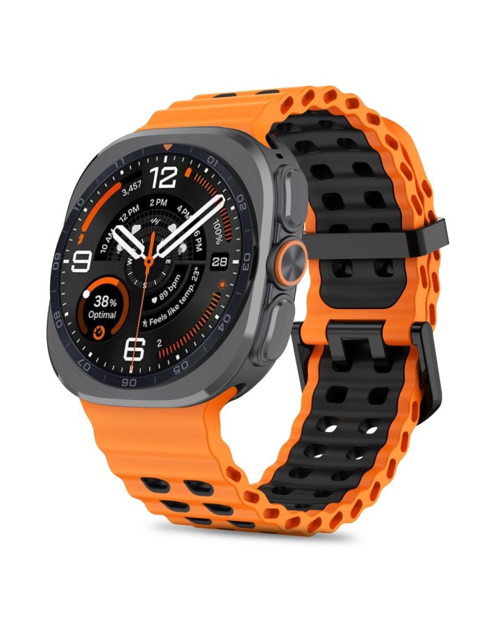 Tech-Protect Iconband Pro for Samsung Galaxy Watch Ultra 47mm - Orange/Black Tech-Protect Iconband Pro for Samsung Galaxy Watch Ultra 47mm - Orange/Black