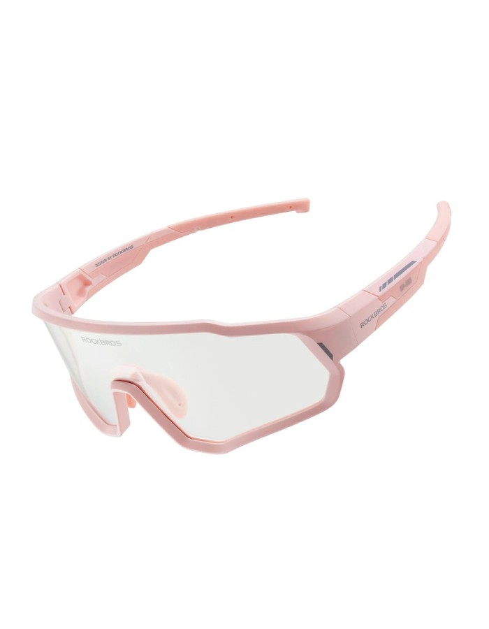 Rockbros SP383 Photochromic Cycling Glasses with UV400 Protection for Kids - Pink