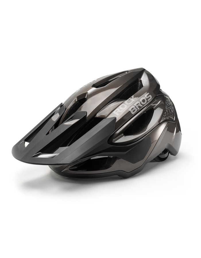Rockbros LK-99 Mountain Bike Helmet with Adjustable Visor and Magnetic Closure 58-62 cm - Titanium
