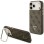 Guess 4G PU Triangle Logo &amp;amp; Stand Camera Magsafe Case for iPhone 17 Pro Max - Brown