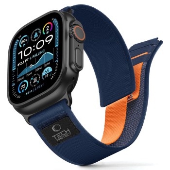 Tech-Protect Nylon Elite Strap for Apple Watch 44 / 45 / 46 / 49 mm - Navy Blue Tech-Protect Nylon Elite Strap for Apple Watch 44 / 45 / 46 / 49 mm - Navy Blue